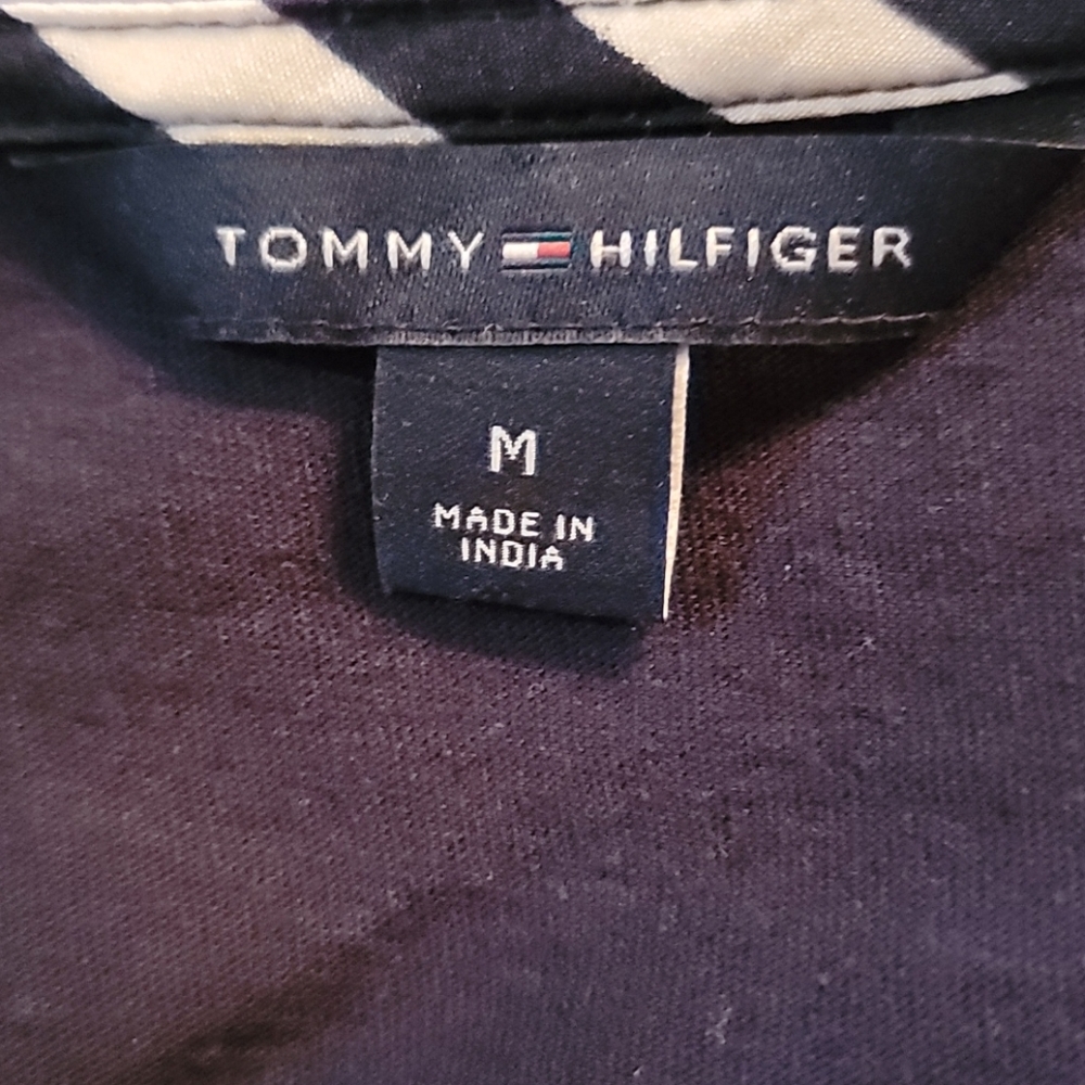 Tommy Hilfiger Cap Sleeve Top Shirt Women's Size Medium - Picture 4 of 6